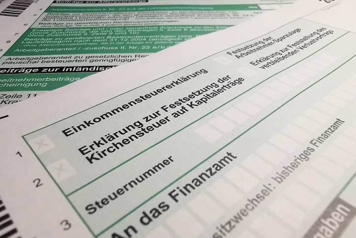 formularz do rozliczenia podatku w Niemczech